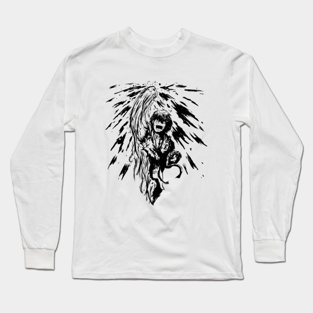 Fighting Spirit Long Sleeve T-Shirt by Allistrations